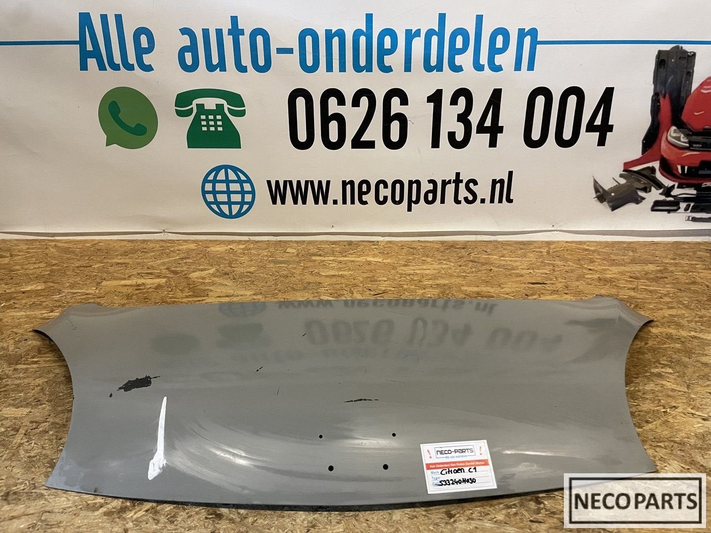 CITROËN C1 MOTORKAP ORIGINEEL 2005 - 2014, Gebruikt, -, Ophalen of Verzenden, -