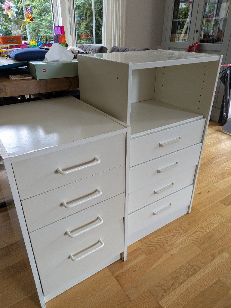 Ladeblokken gratis, Huis en Inrichting, Kasten | Ladekasten, Ophalen, Minder dan 50 cm, Gebruikt, 3 of 4 laden