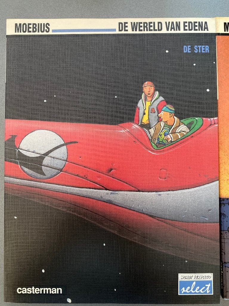 Moebius - De wereld van Edena - drie delen, Gelezen, Ophalen of Verzenden, Moebius, Meerdere stripboeken