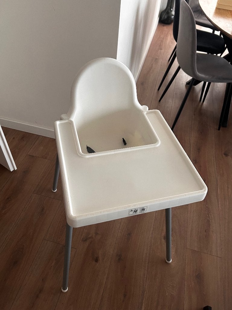 Kinderstoel IKEA wit, Ophalen, Gebruikt, Overige typen, Stoelverkleiner