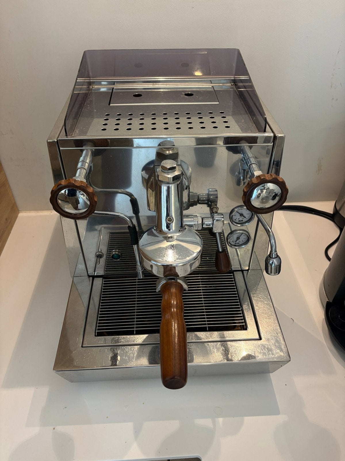 ECM veneziano S1, Afneembaar waterreservoir, Espresso apparaat, Gemalen koffie, Ophalen of Verzenden