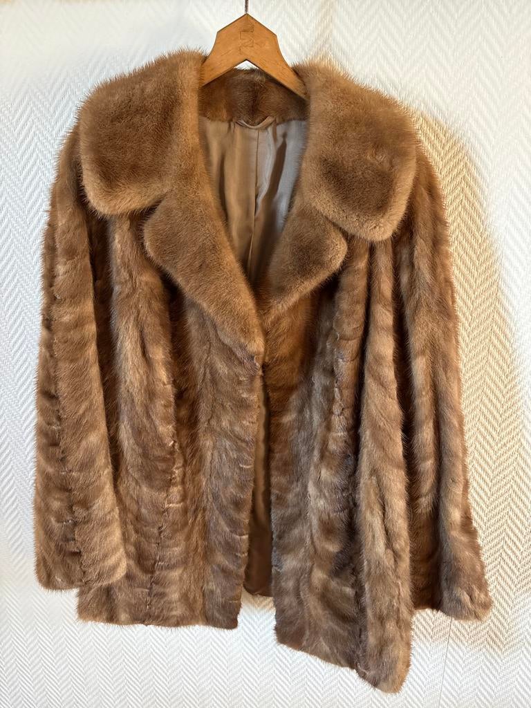 Vintage Nerts bondjas, Kleding | Dames, Ophalen of Verzenden, Gedragen, Bruin