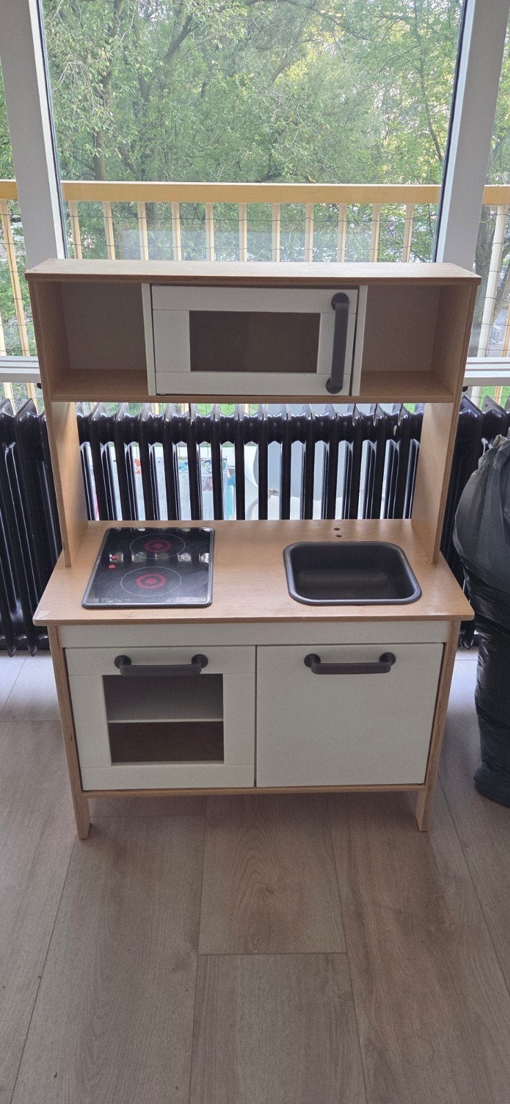peuter keuken, Ophalen