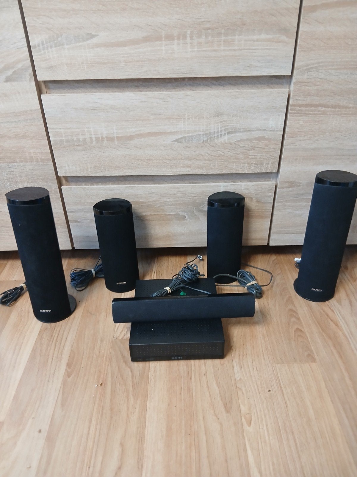 Sony TA-SA300WR Surround Versterker met EZW-RT50, Audio, Tv en Foto, Versterkers en Receivers, Ophalen, Gebruikt, Sony, Minder dan 60 watt