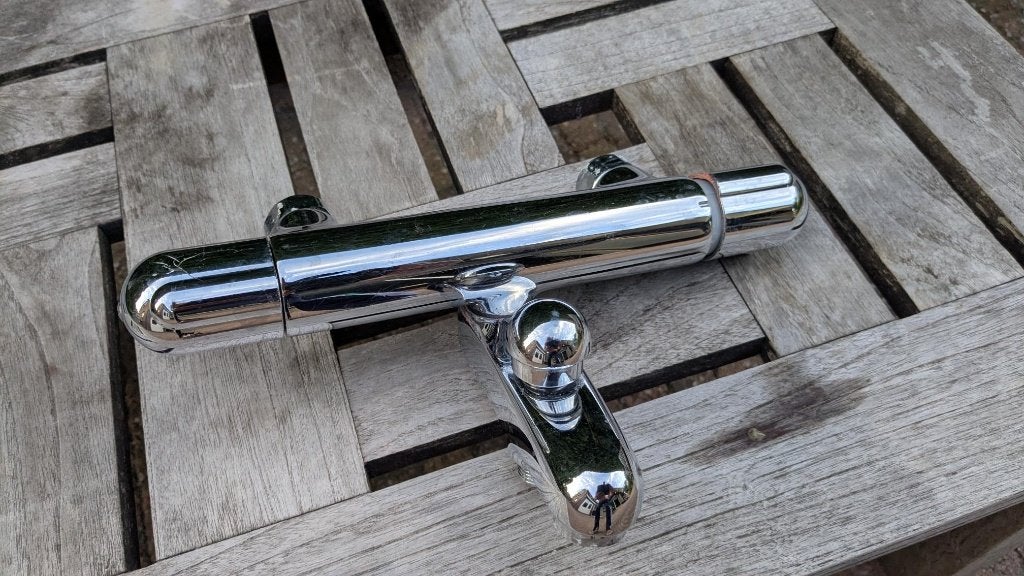 Grohe Thermostaat bad mengkraan, Ophalen of Verzenden, Gebruikt, Chroom, Bad