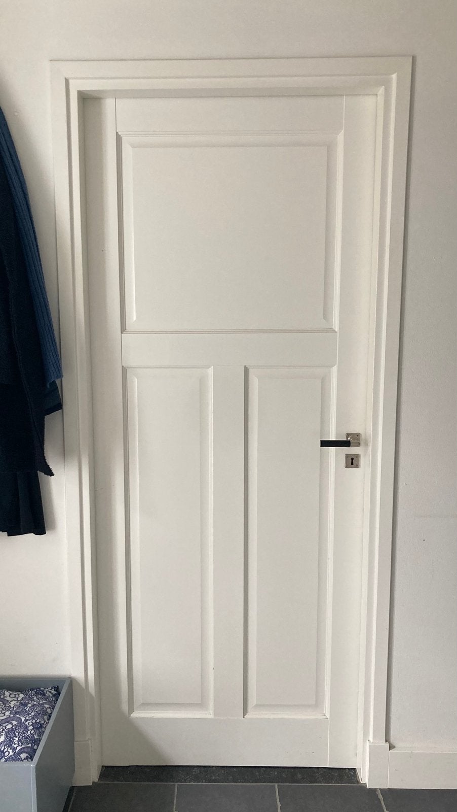 3 stompe paneeldeuren hardhout, Doe-het-zelf en Verbouw, Deuren en Horren, Ophalen, Minder dan 80 cm, Binnendeur, Minder dan 200 cm