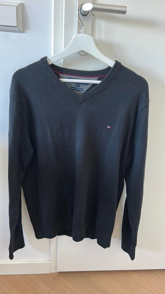 Zwarte trui Tommy Hilfiger maat M, Kleding | Heren, Ophalen of Verzenden, Zo goed als nieuw, Maat 48/50 (M), Zwart
