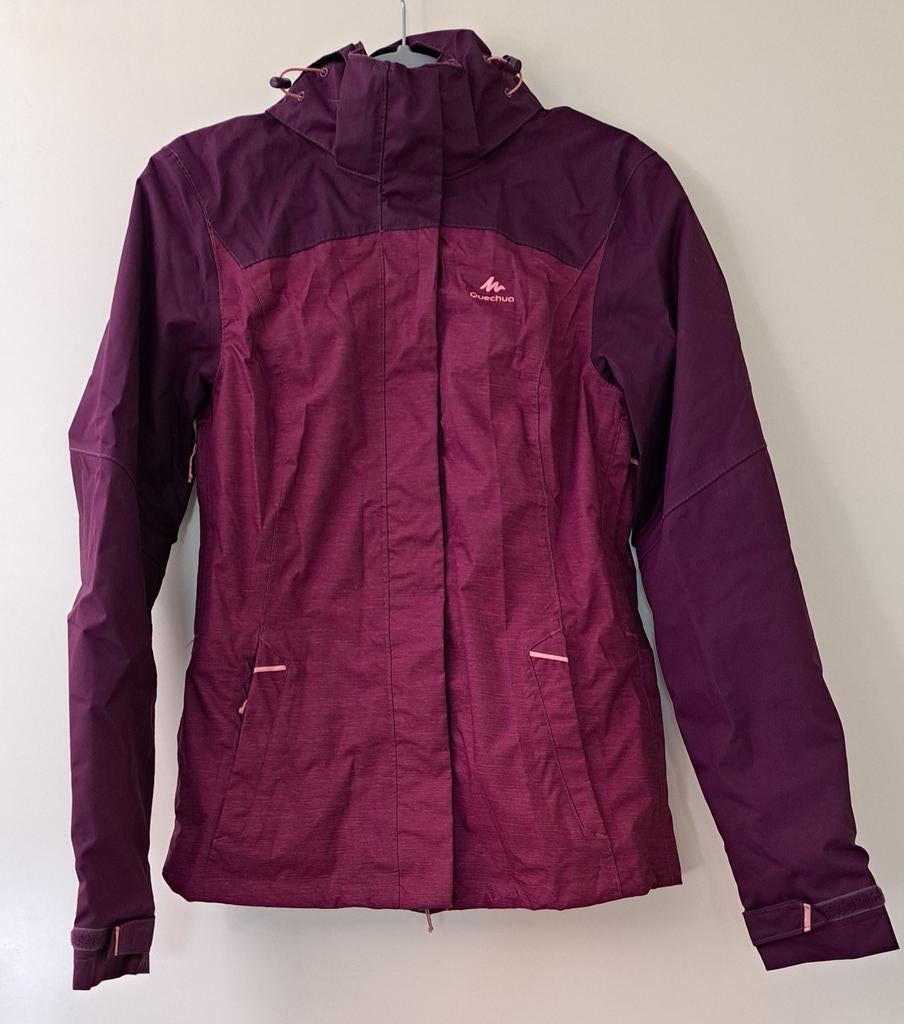 Paarse Quechua regenjas 2XS voor meisjes, Ophalen of Verzenden, Gedragen