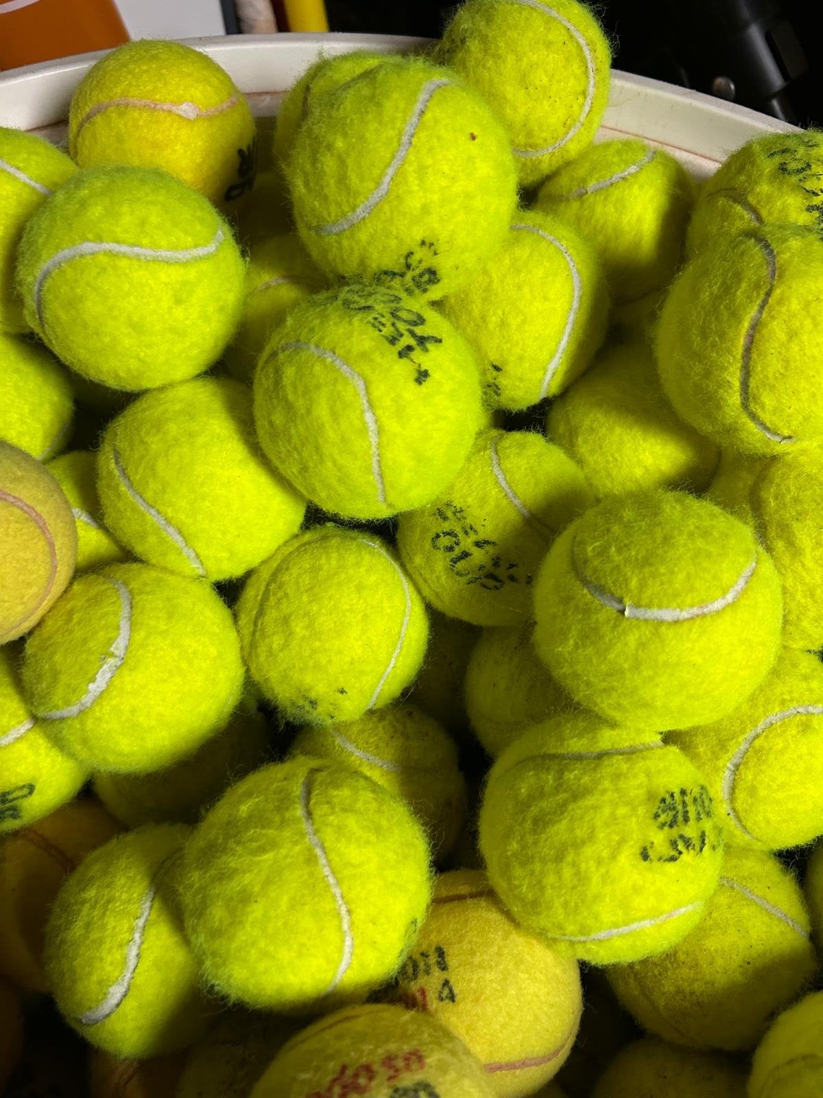 Tennisballen honden creatief, Ophalen of Verzenden, Gebruikt