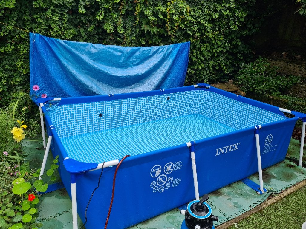 Zwembad, Ophalen, Gebruikt, Opzetzwembad, 200 tot 400 cm
