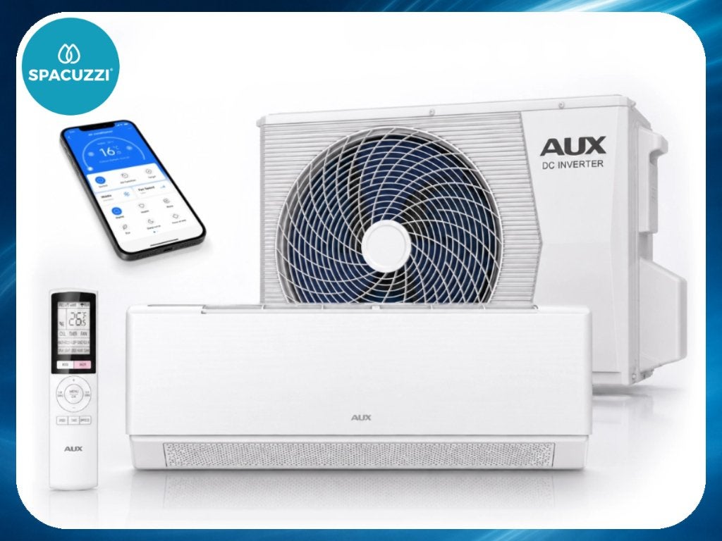 AUX C-Serie Airco 2,5 kW met 4D Swing | Vanaf € 445,-, Koelen en Ontvochtigen, Timer, Verzenden, Minder dan 60 m³