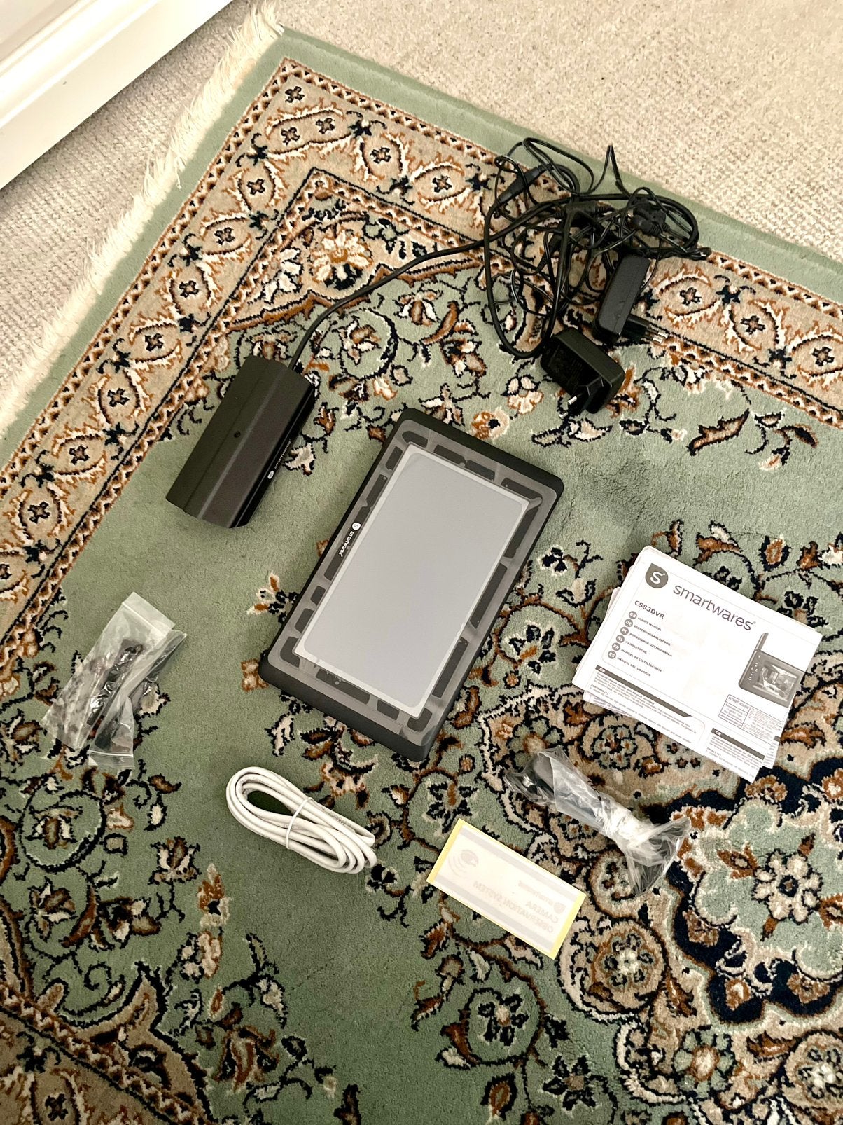 Smartwares draadloze video deurbel/intercom set – compleet, Ophalen of Verzenden, Nieuw, Bedraad
