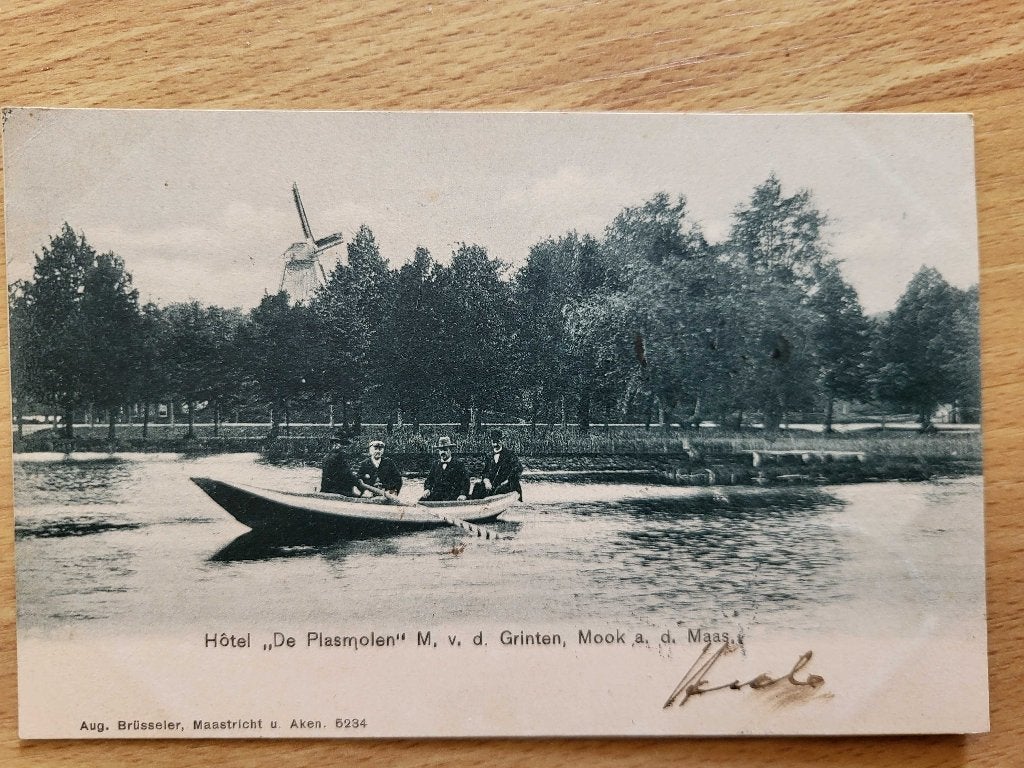 ansicht MOOK Plasmolen 1900, Ophalen of Verzenden, Voor 1920, Limburg