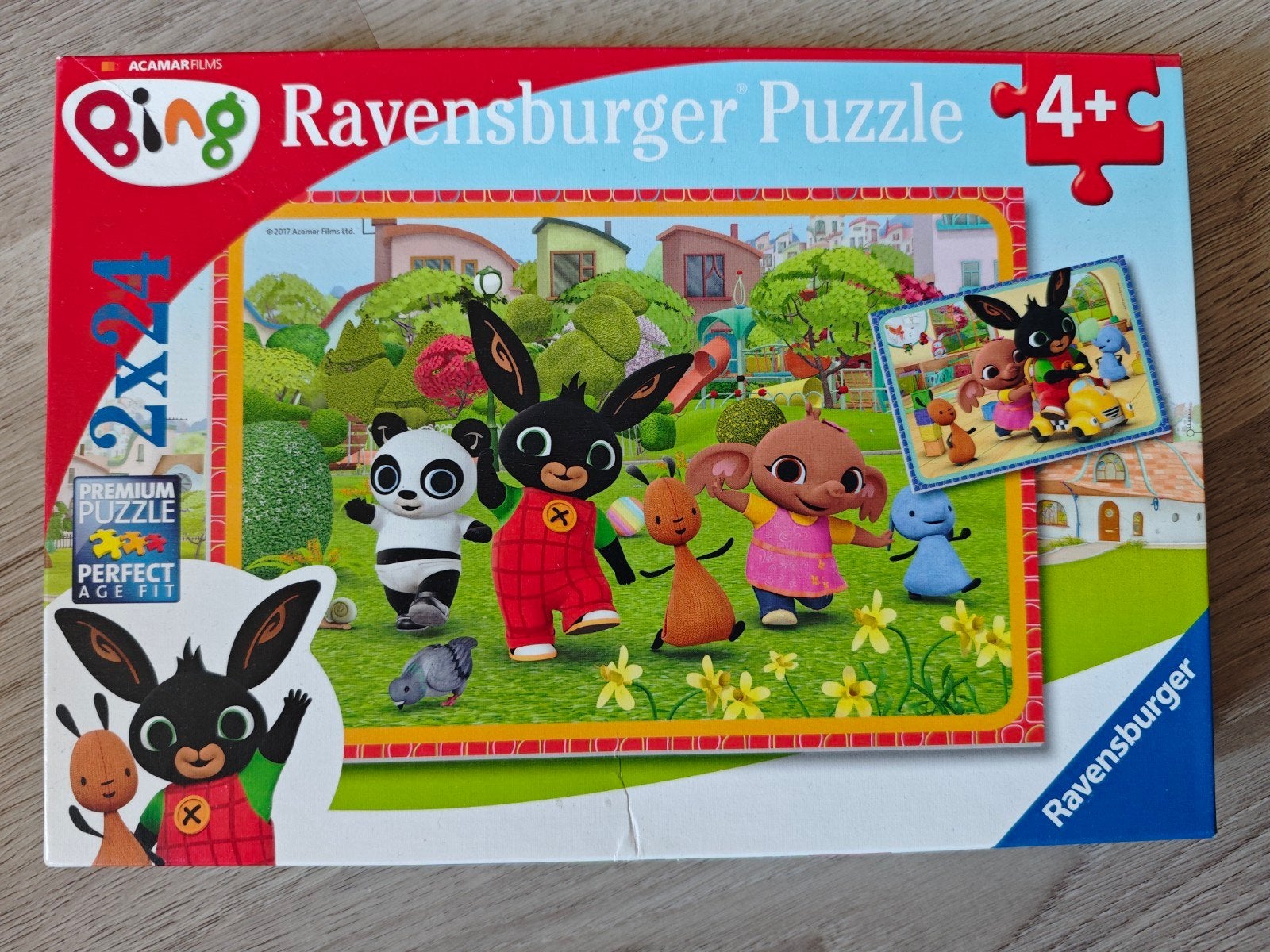 Bing Ravensburger 2 Puzzels 24 stukjes, Kinderen en Baby's, Speelgoed | Kinderpuzzels, Ophalen of Verzenden, 10 tot 50 stukjes