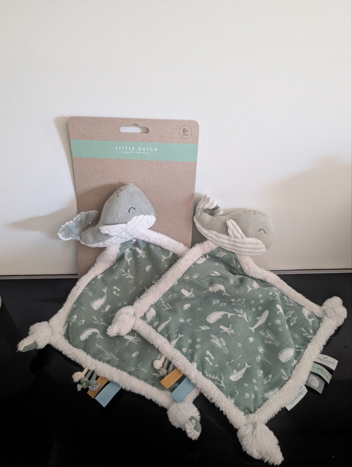 Little Dutch knuffeldoek walvis groen, Ophalen of Verzenden, Nieuw, Groen, Overige typen