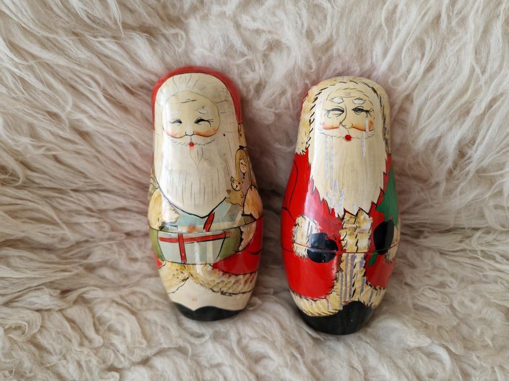 Oude kerstmannen Matroesjkas, Diversen, Ophalen