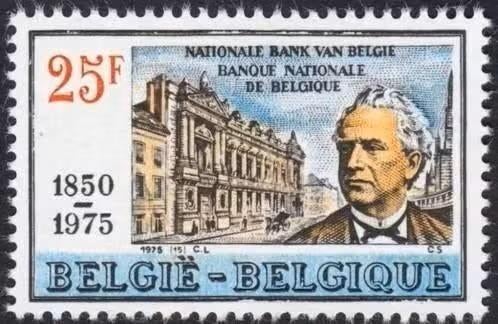 België 1975 - OBP 1781 - Nationale Bank van België, Niet gestempeld, Frankeerzegel, Ophalen of Verzenden, Postfris