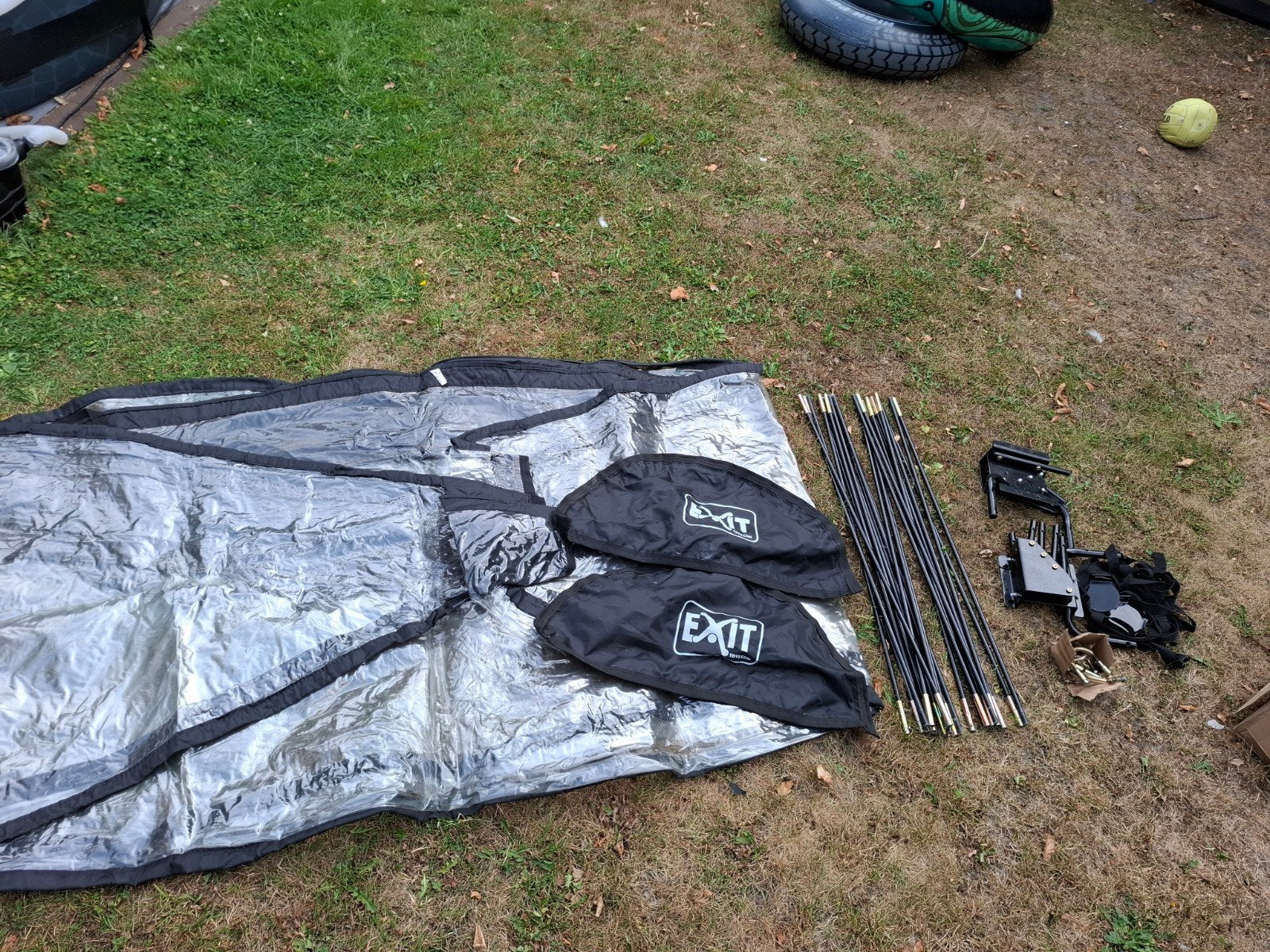 Koepel voor rond zwembad - 3 meter doorsnede, Tuin en Terras, Gebruikt, Overige typen, Rond, 300 cm of meer