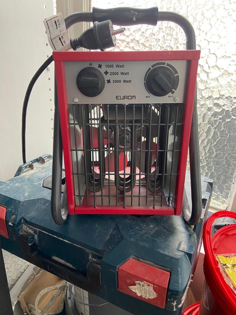 Elektrische kachel 3000W - Krachtige Heater voor Werkplaats/, Ophalen of Verzenden, Gebruikt, 800 watt of meer, Kachel