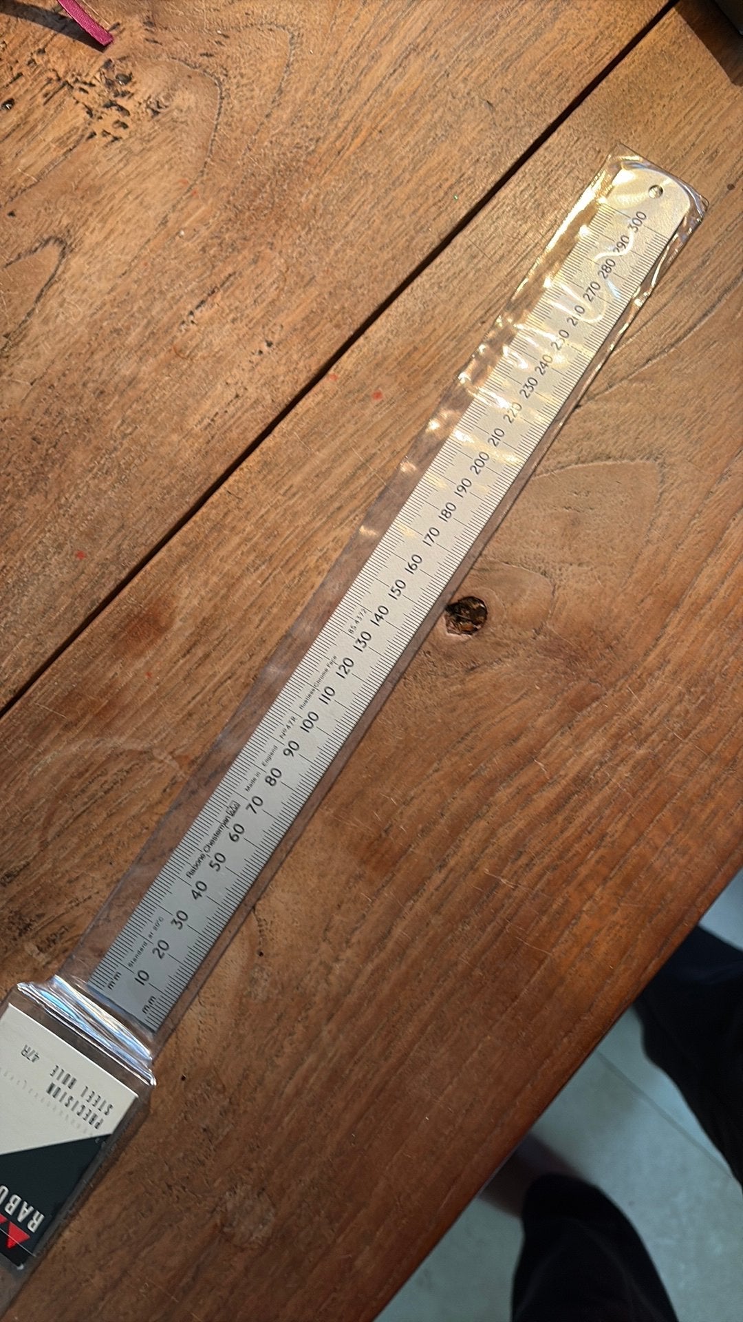 Meetlat metaal 30 cm. Rvs, Doe-het-zelf en Verbouw, Meetapparatuur, Ophalen of Verzenden, Nieuw