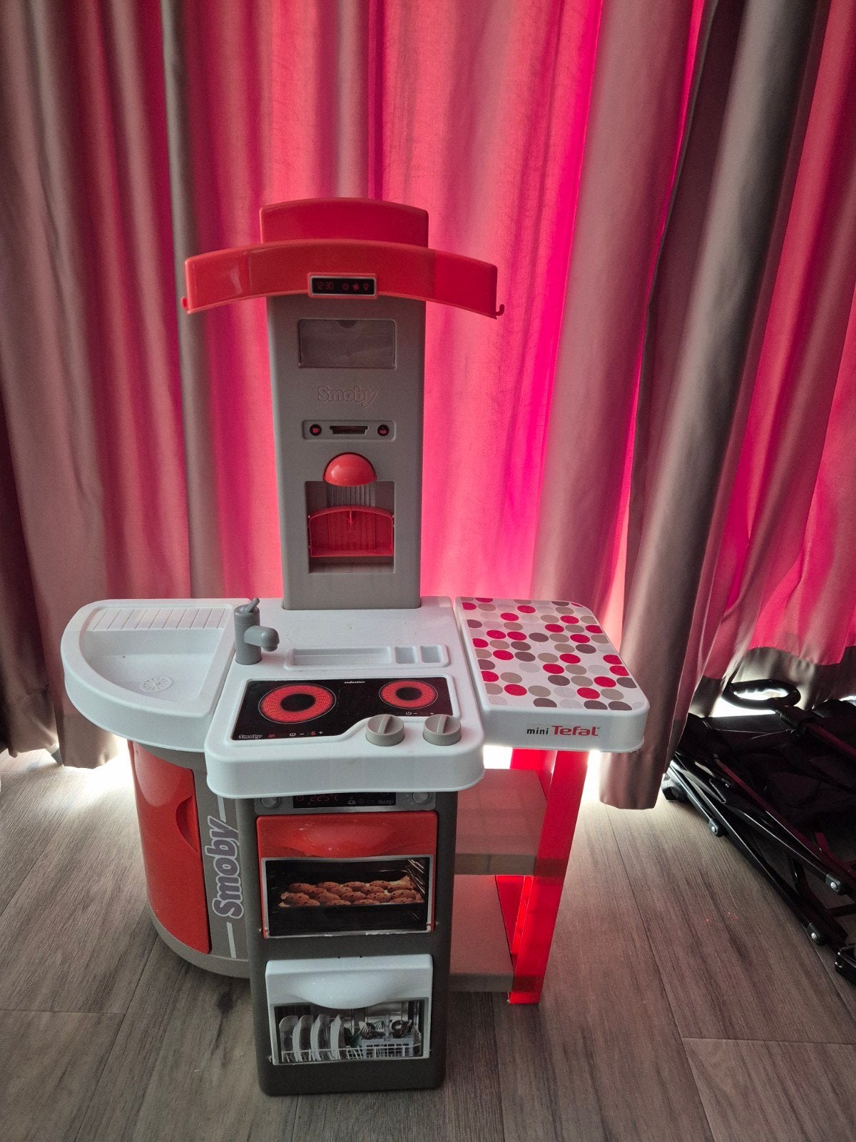 Smoby mini tefal studio kitchen, Ophalen, Gebruikt, Kunststof, Speelkeuken