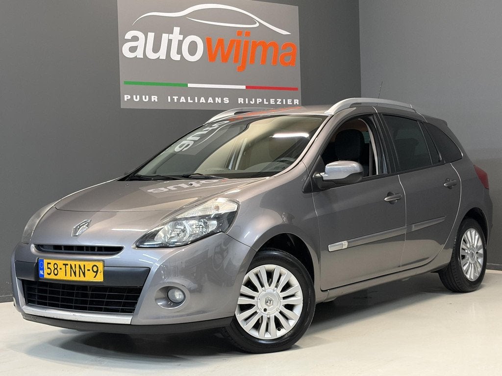 Renault Clio Estate 1.2-16V Collection Airco, Trekhaak, Crui, Voorwielaandrijving, Euro 5, Gebruikt, Zwart