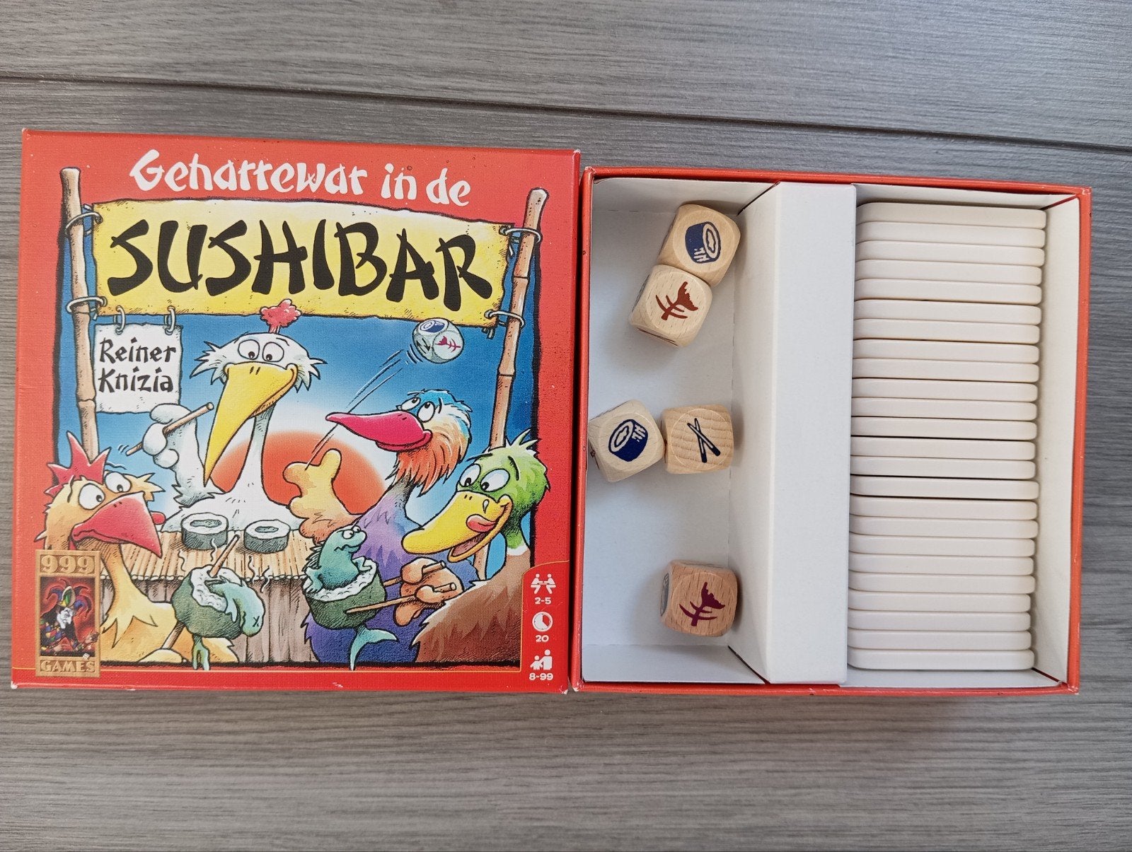 999 games Geharrewar in de Sushibar, Ophalen of Verzenden