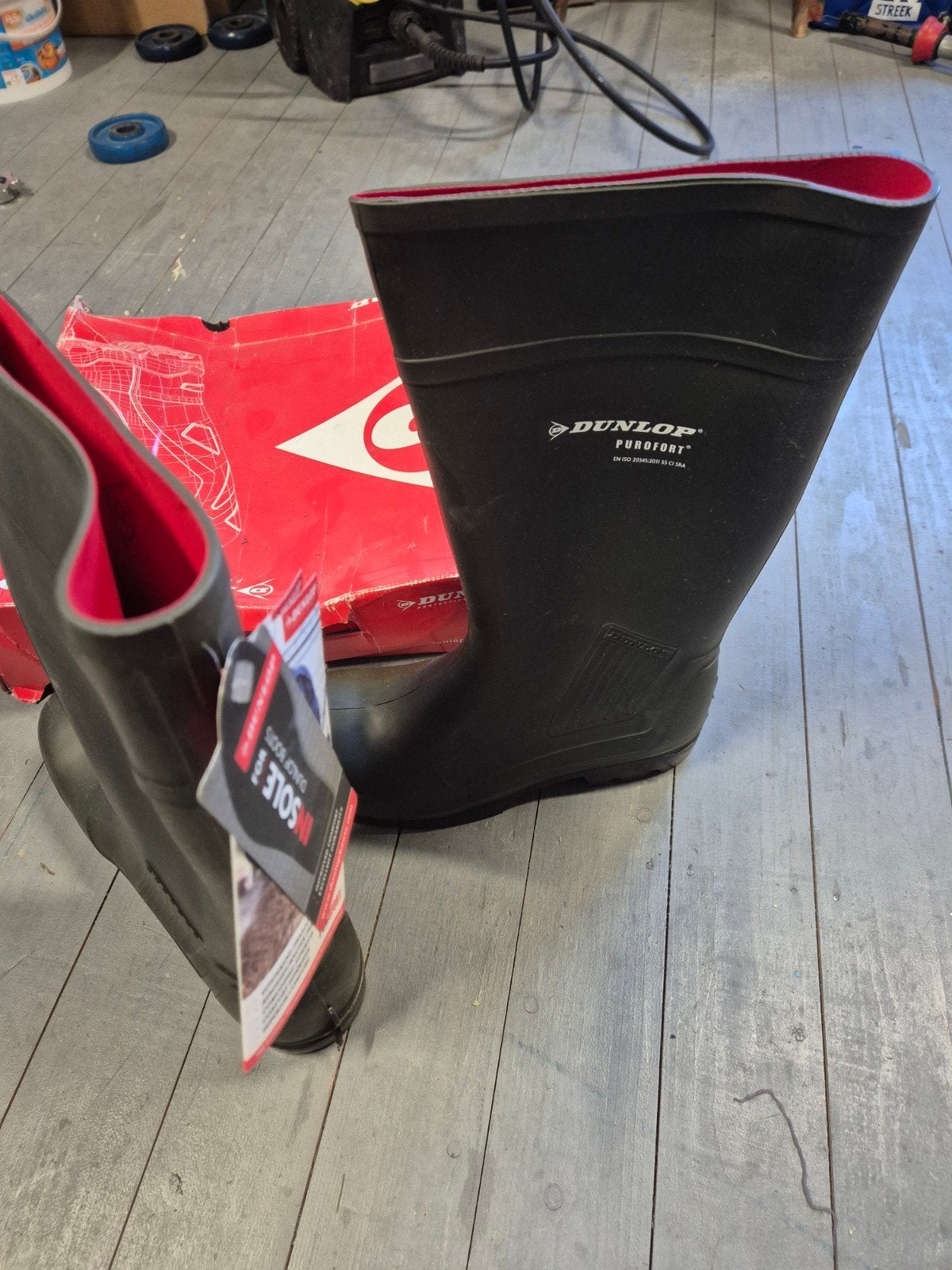 Nieuwe Dunlop Purofort laarzen - Maat 45, Tuin en Terras, Heren, Nieuw, Ophalen of Verzenden, Laarzen