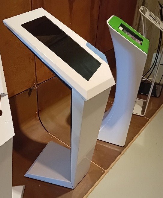 Informatiezuil (ipad etc) voor Beursstand, Exposities etc, Ophalen