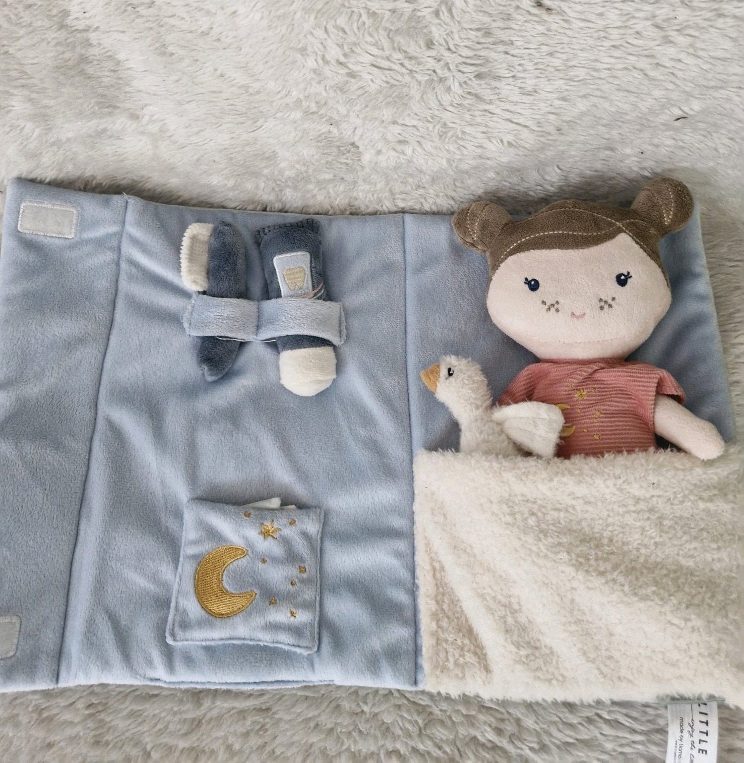 Little Dutch Slaapzakje met pop en accessoires, Ophalen of Verzenden, Zo goed als nieuw, Babypop