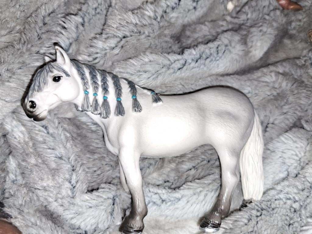 Schleich witte andalusiër merrie exclusief 72054, Ophalen of Verzenden, Zo goed als nieuw, Paard, Beeldje of Figuurtje