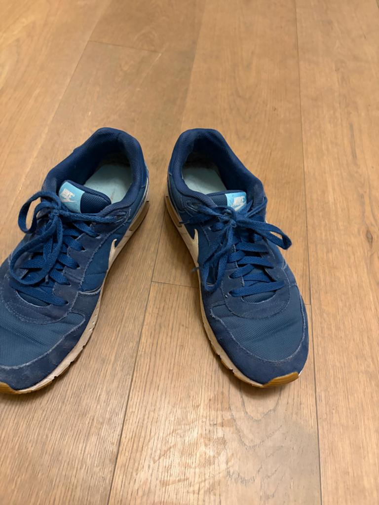 Partij gedragen herenschoenen: sneakers en boots (mt 44/45), Ophalen of Verzenden, Gedragen, Blauw, Sneakers of Gympen