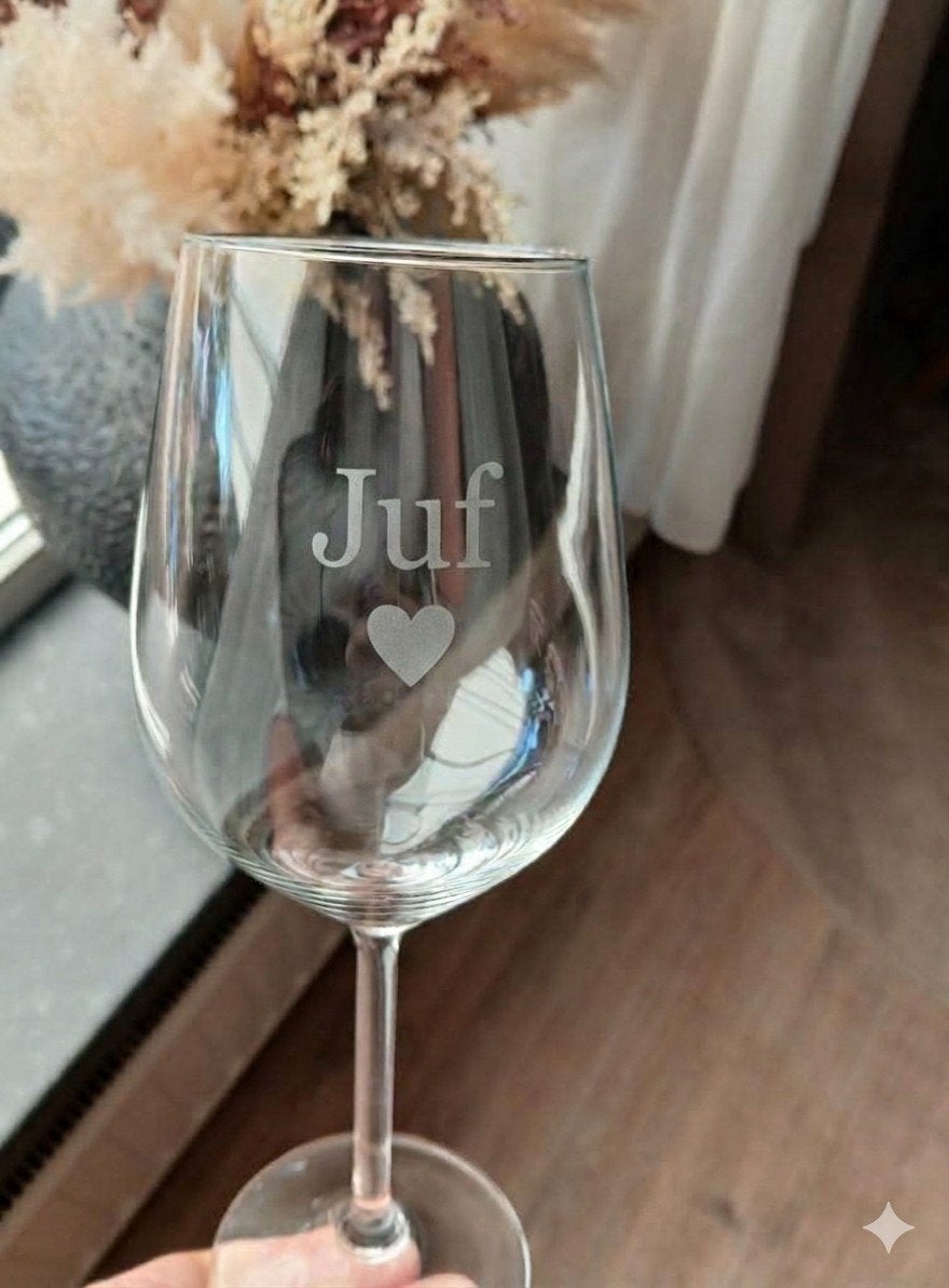 Gepersonaliseerd wijnglas cadeau kado, Ophalen of Verzenden, Nieuw