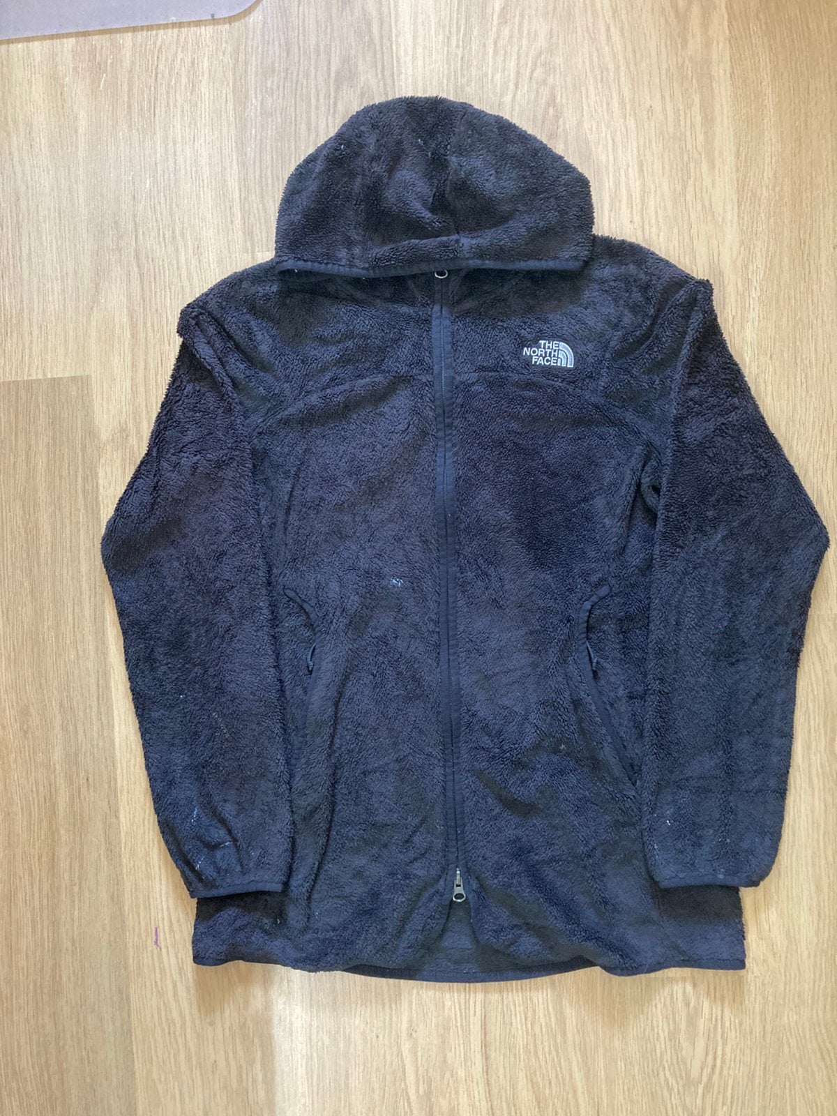 The North Face Fuzzy Fleece Jacket Women's Medium, Maat 38/40 (M), Zwart, Ophalen of Verzenden, Zo goed als nieuw