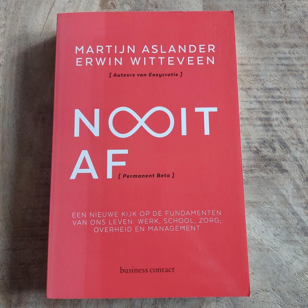 Martijn Aslander - Nooit af, Sociale wetenschap, Ophalen of Verzenden, Zo goed als nieuw, Martijn Aslander; Erwin Witteveen