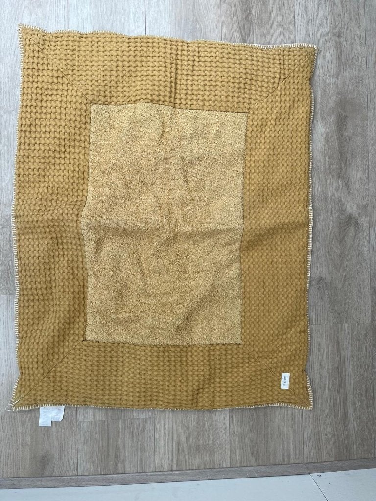 Koeka boxkleed Wafel Amsterdam Ochre/Sand 75  95 cm, Ophalen, Zo goed als nieuw
