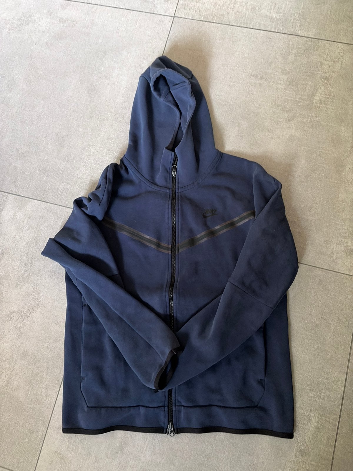 Nike Tech Fleece Vest Blauw Maat M, Kleding | Heren, Ophalen of Verzenden, Zo goed als nieuw