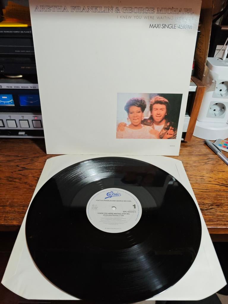 Aretha Franklin & George Michael - I Knew You Were Waiting, Ophalen of Verzenden