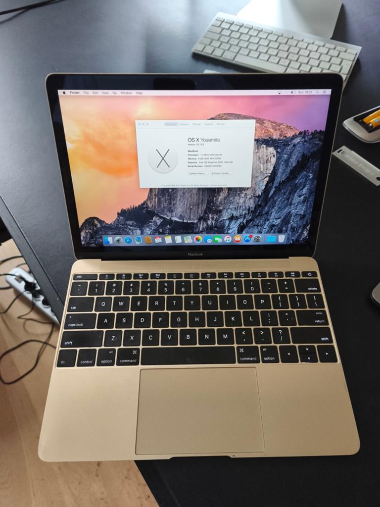 MacBook 12" (2017) Gold - Perfect voor onderweg!, Ophalen, 8 GB, Minder dan 2 Ghz, 12 inch