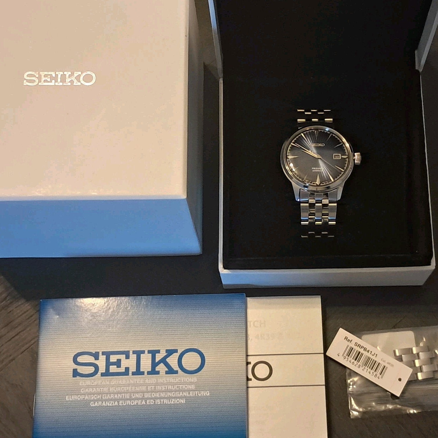 Seiko presage horloge, Staal, Polshorloge, Ophalen of Verzenden, Zo goed als nieuw