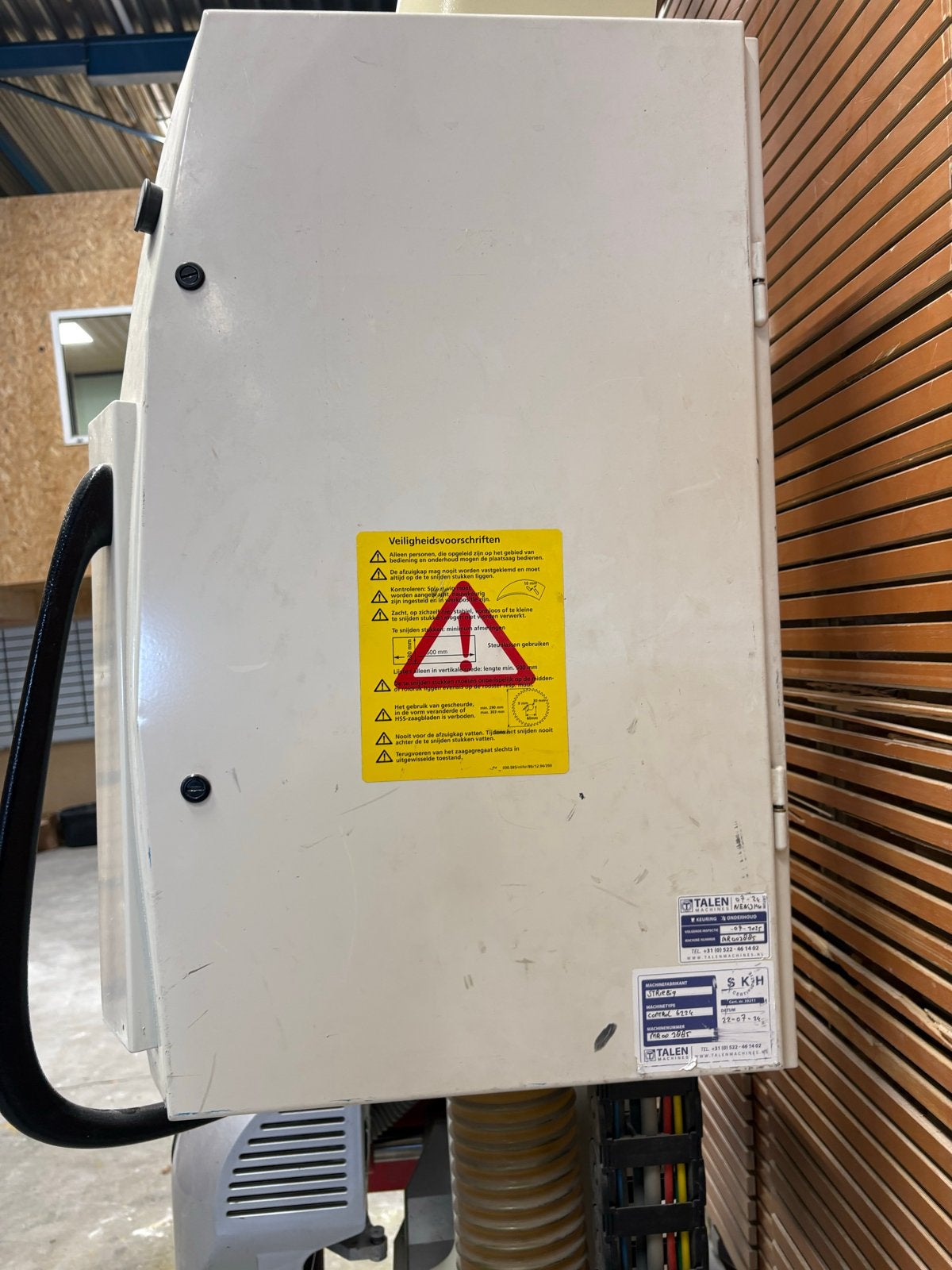 Striebig Verticale Platenzaag - Type Control, Ophalen