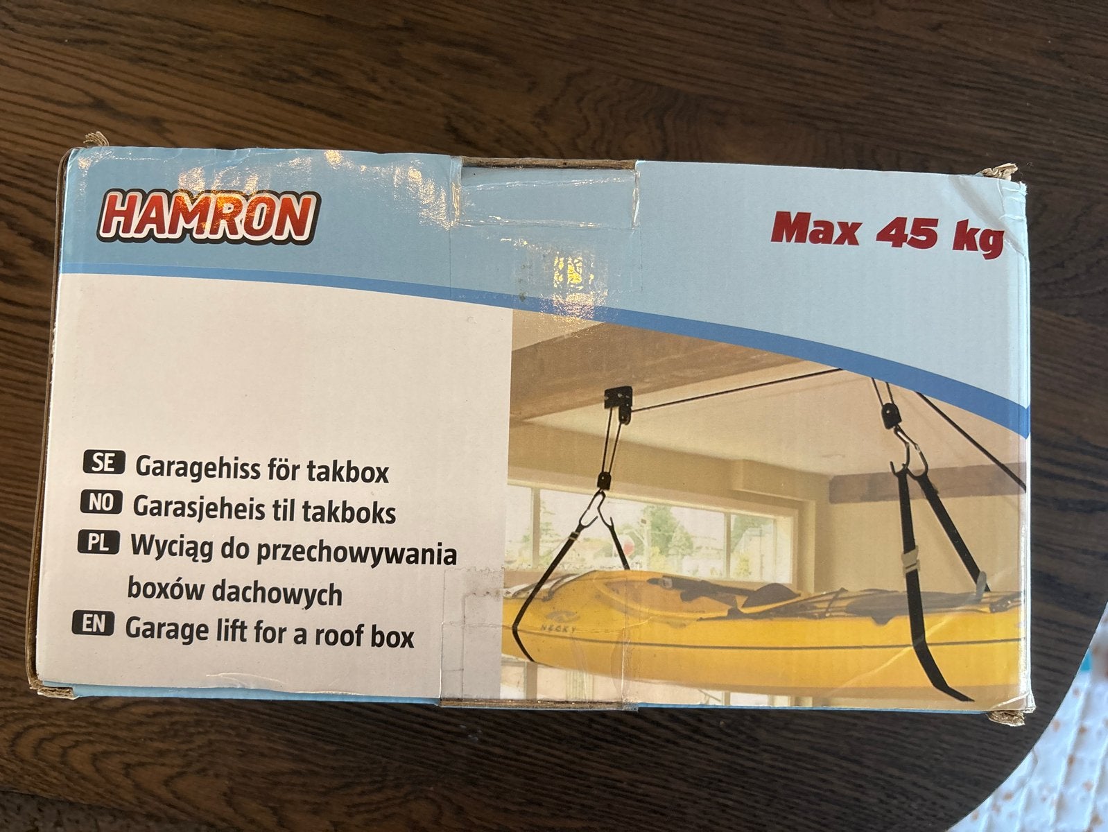 Hamron garage lift voor dakkoffer - Max 45 kg, Ophalen of Verzenden, Nieuw
