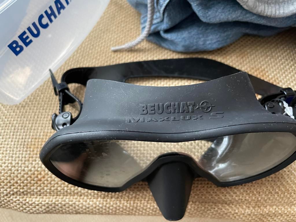 Beuchat Maxlux S Duikbril - Een keer gebruikt.VASTE PRIJS, Ophalen of Verzenden, Zo goed als nieuw, Duikbril of Snorkel