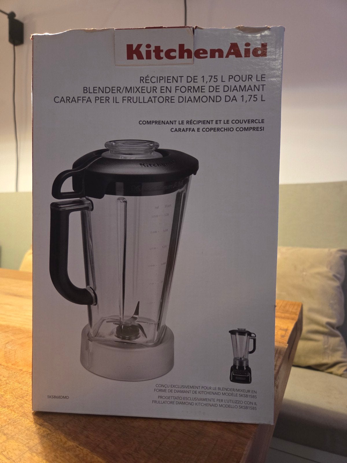 KitchenAid Blender/Mixer Karaf 1.75L (2 stuks), Witgoed en Apparatuur, Ophalen of Verzenden, Nieuw, Blender-accessoire