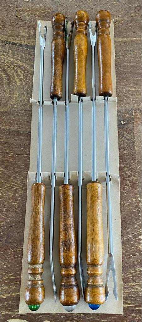Fonduevorkjes 4 Sets, Ophalen of Verzenden