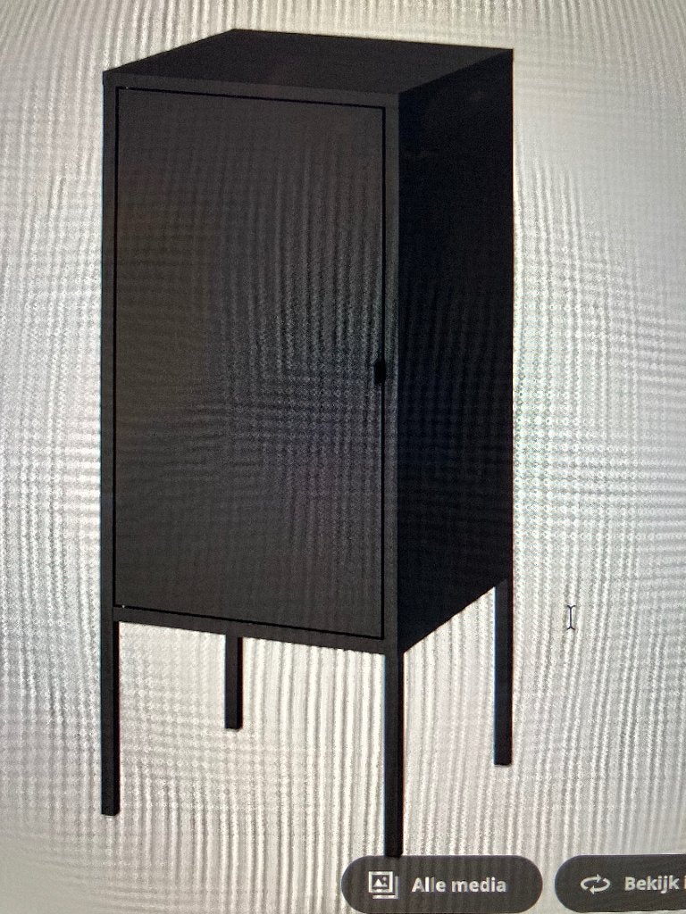 zwarte kastjes Ikea, Huis en Inrichting, Kasten | Ladekasten, Ophalen, Gebruikt, 1 of 2 laden, 50 tot 100 cm