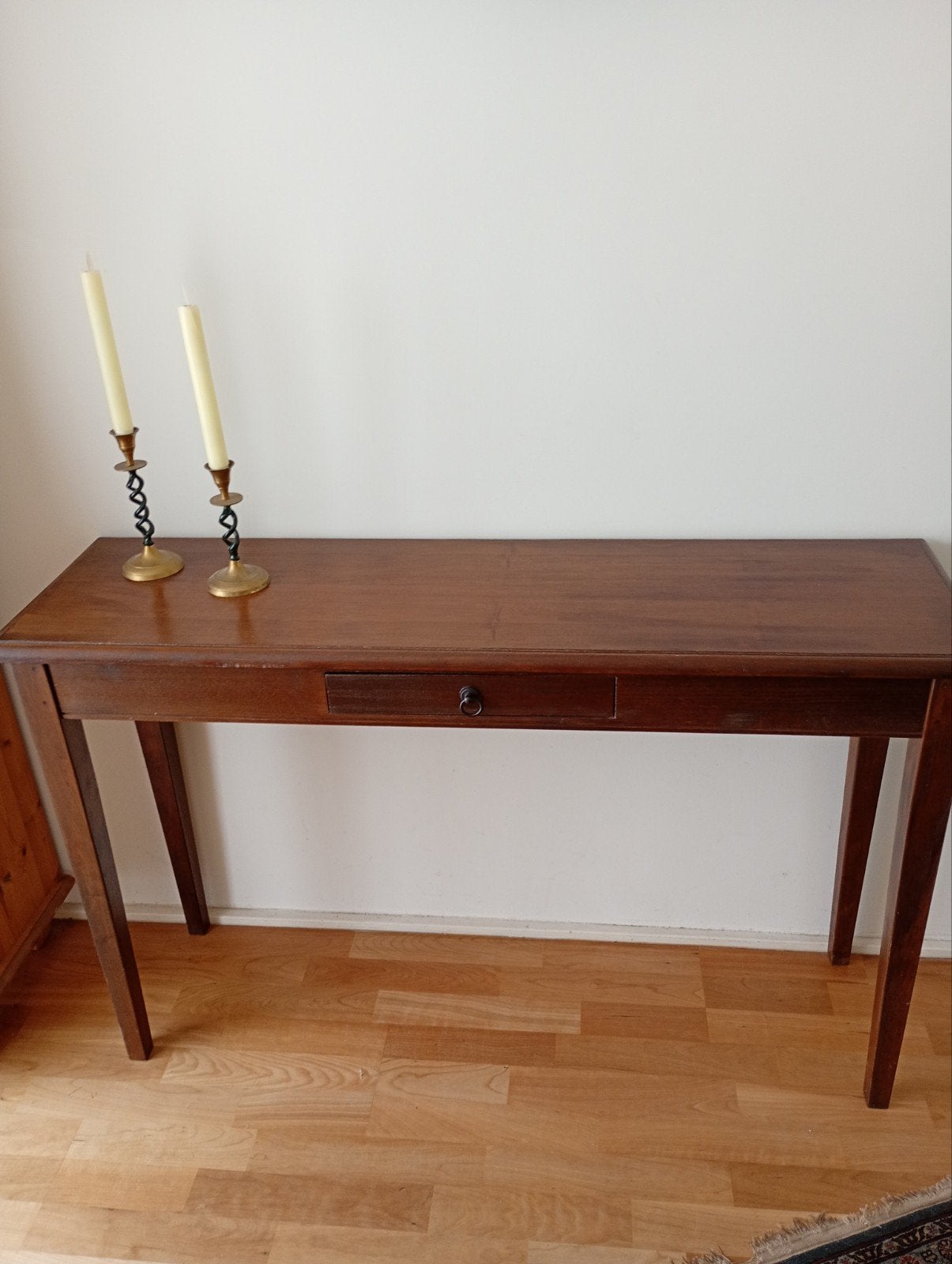 Antieke side table, Huis en Inrichting, Tafels | Sidetables, Ophalen, 25 tot 50 cm, Rechthoekig, 100 tot 150 cm