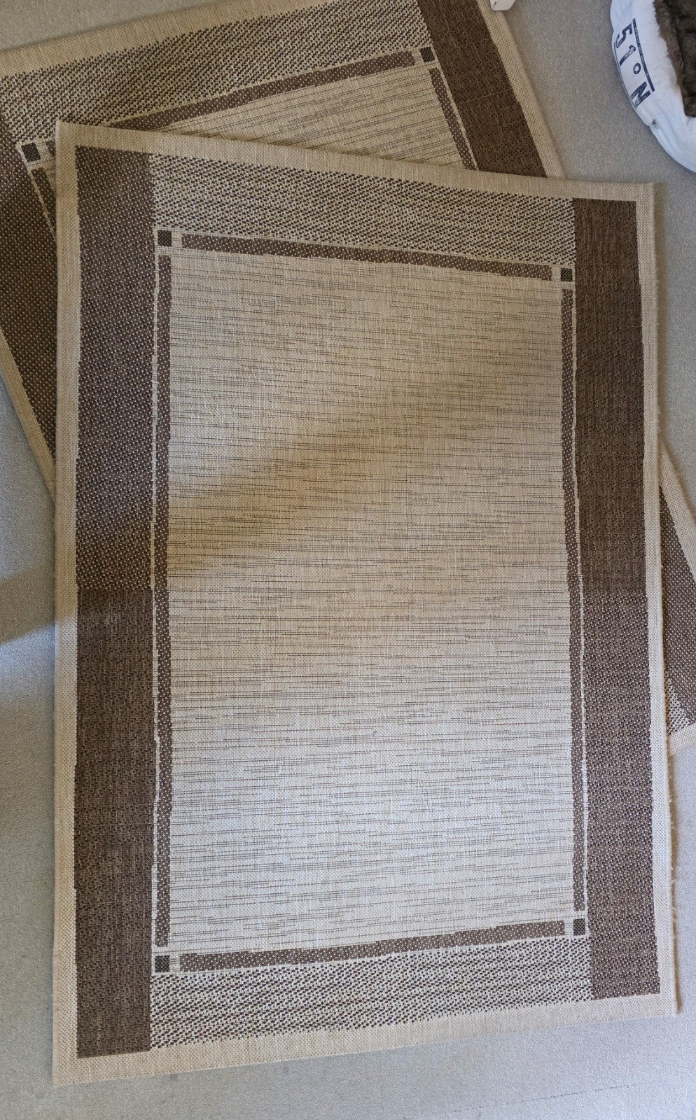 Vloerkleden Kerala 120 x 170 cm - Beige/Bruin, Ophalen, 100 tot 150 cm, Zo goed als nieuw, Beige
