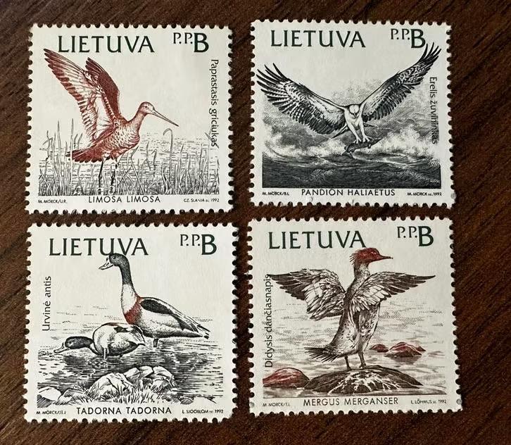 Litouwen 1992 vogels postfris, Ophalen of Verzenden, Postfris