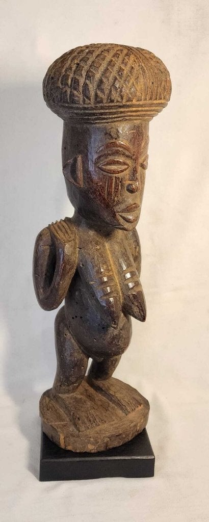 Moederschap Mangbetu Beli 48 cm, Hout, Afrika, Ophalen of Verzenden, 48 cm